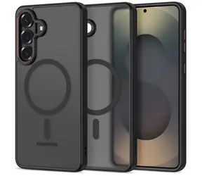 Tech-Protect MagCam černá/červená / Ochranný kryt pro Samsung Galaxy S26 / MagSafe