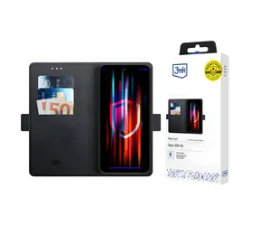 3mk Wallet Case Oppo A58 4G černá / Peněženkové pouzdro