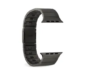Puro TITAN černá / Řemínek pro Apple Watch / Nerezová ocel / 42/44/45/49 mm