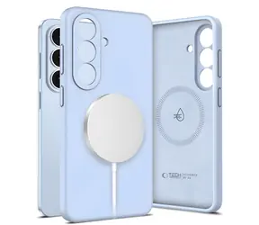 Tech-Protect Silicone MagSafe modrá / Kryt pro Samsung Galaxy S26 / Silikon / MagSafe