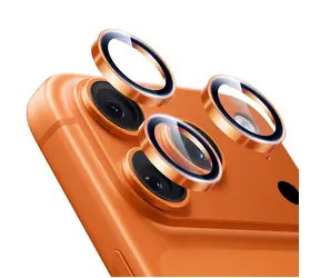 ESR Armorite oranžová / Ochranné sklo fotoaparátu / Apple iPhone 15/16/17 Pro, Pro Max