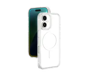 AmazingThing Titan Pro Mag transparentní / Ochranný kryt / iPhone 16 / Magnetický kroužek / MagSafe