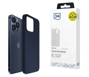 3mk Silikonové pouzdro Navy Blue / Pouzdro / Apple iPhone 15 Pro Max / silikon