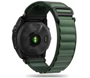 Tech-Protect Nylon Pro Strap tmavě zelená / Řemínek / pro Garmin Fenix 5, 6, 6 Pro a 7