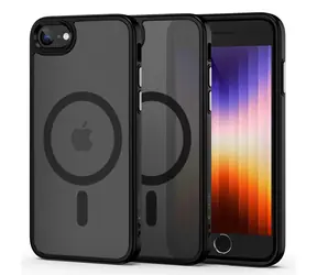 Tech-Protect MagMat matná černá / Kryt pro Apple iPhone 7 & 8 & SE 2020 & 2022 / MagSafe