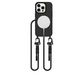 Tech-Protect MagNecklace MagSafe černá / Kryt / Apple iPhone 15 Pro / MagSafe / šňůrka na krk