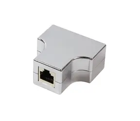 LogiLink Modulární RJ45 distributor stříbrná / Distributor / RJ-45 / 2x RJ-45