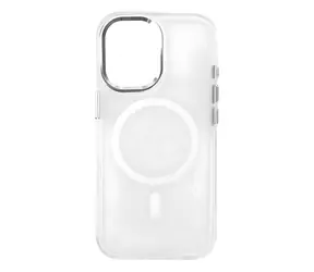 Hurtel Glitter bílá s glitrem / Ochranný kryt / MagSafe / Apple iPhone 16 Plus