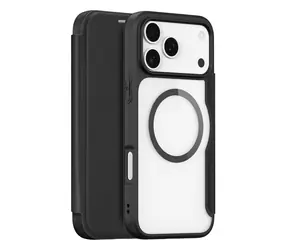 Dux Ducis Skin X Pro černá / Peněženkové pouzdro / Apple iPhone 17 Pro / MagSafe