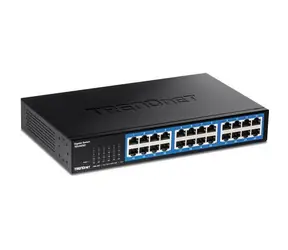 TRENDnet TEG-S25D / Switch / 24-port Gigabit / 48 Gbit/s / bez ventilátoru / kovové provedení
