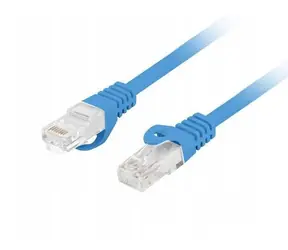 Lanberg Patch kabel CAT6 UTP 15 m modrá / Patch kabel / RJ45-RJ45 / LSZH / Fluke Passed
