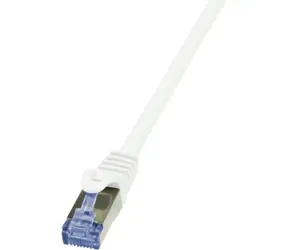 LogiLink CQ3041S bílá / Patch kabel / S/FTP / Cat.6a / RJ-45 / 1,5 m