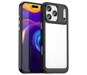 Hurtel Outer Space Case černá transparentní / Kryt / Apple iPhone 17 Pro Max