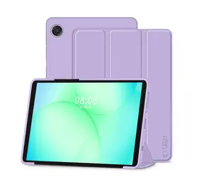 Tech-Protect SmartCase Pen fialová / Pouzdro pro Samsung Galaxy Tab A9/A11 8.7" / se schránkou na stylus