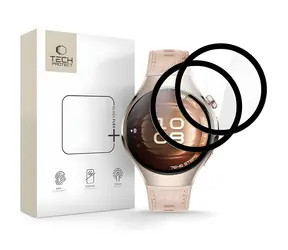 Tech-Protect Glass Flex+ Huawei Watch 5 42 mm černá / Hybridní sklo / 2 ks