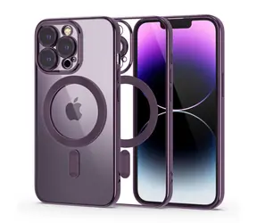 Tech-Protect MagShine pro Apple iPhone 14 Pro fialová / Kryt / MagSafe