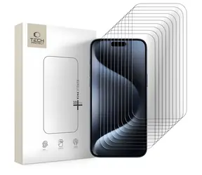 Tech-Protect Tempered Glass Bundle iPhone 15 Pro Max / Ochranné sklo / 10 ks