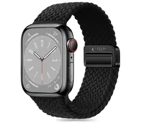 Tech-Protect Nylonmag pro Apple Watch 38/40/41 mm černá / Řemínek pro Apple Watch / Nylon, magnetické zapínání