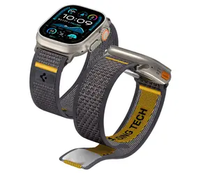 Spigen Athlex Air šedá / Řemínek / pro Apple Watch 44, 45, 46, 49 mm