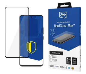 3mk HardGlass Max černá / Tvrzené sklo / Xiaomi POCO X6 Pro 5G / Celoplošné