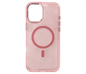 Hurtel Glitter Case MagSafe růžová / Kryt / Apple iPhone 17