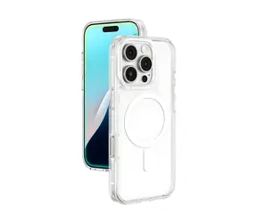 AmazingThing Minimal Mag transparentní / Pouzdro s magnetickým kroužkem / MagSafe / Apple iPhone 16 Pro