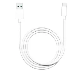 Realme DL129 bílá / Datový kabel / USB-A / USB-C / 65W / VOOC / 1 m