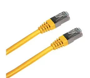 DATACOM Cat6 S/FTP žlutý / Patch kabel / RJ45-RJ45 / 2 m