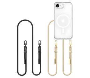 Tech-Protect FlexAir Chain černá/béžová / Kryt / Apple iPhone 16e, 17e / MagSafe