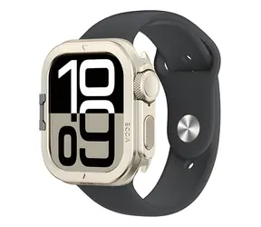 AmazingThing Titan Pro titanová / Kryt pro Apple Watch 11 46mm / Hliník