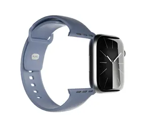 Puro Icon modrá / Silikonový řemínek / pro Apple Watch 44/45/46/49 mm