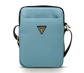 Guess Nylon Triangle Logo 10" modrá / Taška na tablet