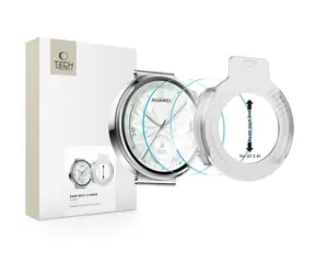 Tech-Protect Easy Set+ transparentní / Tvrzené sklo pro chytré hodinky / Huawei Watch GT 5 41 mm / 2 ks