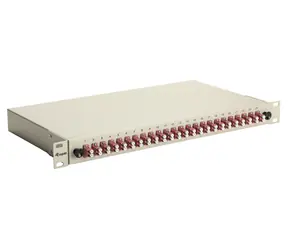 Equip Spojovací box 24x LC Duplex OM4 / Optický spojovací box / 24 portů / OM4 multimode / 1U / 19"