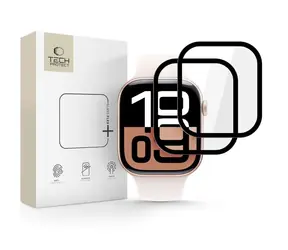 Tech-Protect Glass Flex+ pro Apple Watch 10 42mm černá / Ochranné sklo / Hybridní / 2 ks