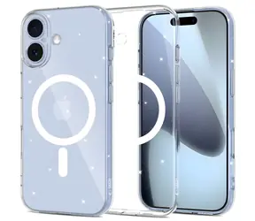 Tech-Protect FlexAir čirá třpytivá / Kryt / Apple iPhone 17 / MagSafe