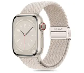 Tech-Protect Nylonmag béžová / Řemínek pro Apple Watch 4/5/6/7/8/9/SE / 38/40/41 mm