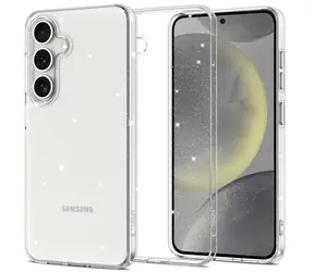 Tech-Protect FlexAir Kryt pro Samsung Galaxy S25 průhledná s třpytkami / Kryt / Mobilní telefon