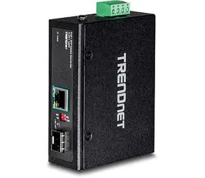 TRENDnet TI-PF11SFP / Konvertor médií / SFP na Gigabit PoE+ / 30 W / IP30 / -40~75 °C