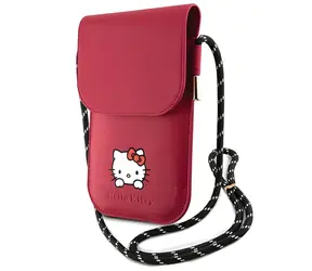 Hello Kitty Daydreaming kabelka na šňůrce růžová / Kabelka na mobil / Kůže