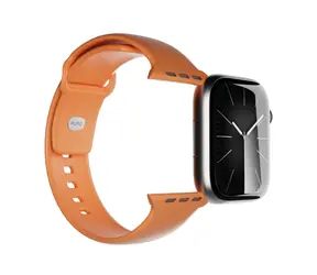 Puro Icon oranžová / Silikonový řemínek / pro Apple Watch 44/45/46/49 mm