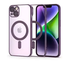 Tech-Protect MagShine Line fialová / Kryt / Apple iPhone 14 / MagSafe