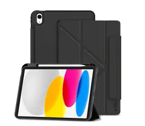 Tech-Protect SC Pen Origami černá / Pouzdro pro Apple iPad 10,9"/11" (2022/2025) / schránka na stylus