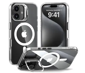 Tech-Protect Magstand MagSafe čirá / Kryt / Apple iPhone 16 / MagSafe / stojánek / TPU+PC