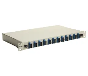 Equip Spojovací box 12x SC Duplex OS2 / Optický spojovací box / 12 portů / OS2 singlemode / 1U / 19"