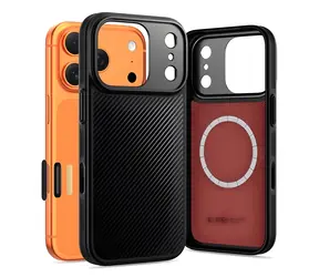 Tech-Protect Kevlar Aramid kryt pro iPhone 17 Pro Max černá / Kryt / MagSafe / Aramidové vlákno