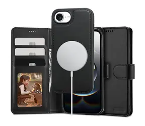 Tech-Protect Wallet MagSafe iPhone 16e/17e matná černá / Pouzdro / MagSafe / Peněženka