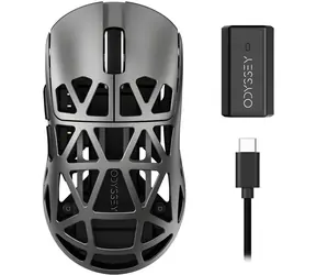 YENKEE YMS 31 ODYSSEY WL / Bezdrátová herní optická myš / 60000 DPI / 47 g / 7 tlačítek / Bluetooth, 2,4 GHz, USB-C