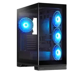 Chieftec GX-30B-OP černá / Skříň / Midi Tower / Tvrzené sklo / ATX, mATX, Mini-ITX / RGB / bez zdroje / USB-C