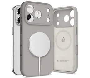Tech-Protect Silicone MagSafe šedá / Kryt / Apple iPhone 17 Pro / MagSafe / Silikon